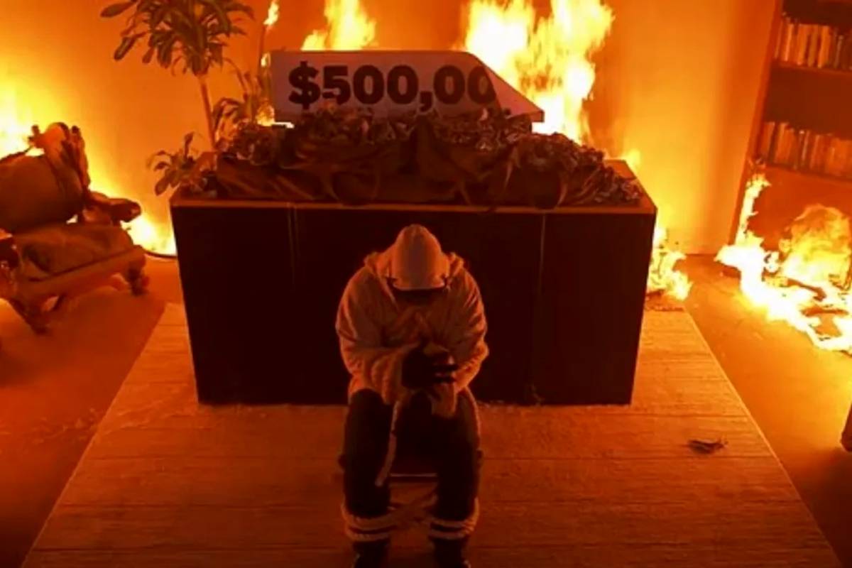 انتقاد کاربران از چالش ۵۰۰ هزار دلاری و خطرناک MrBeast وسط شعله‌های آتش