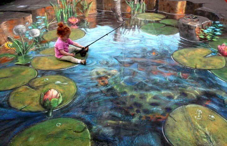 این مرد، به پیکاسوی پیاده‌رو معروف شده است
