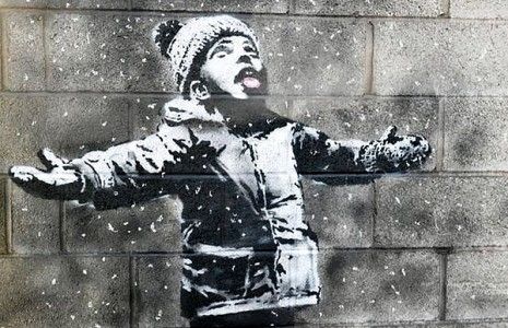 اثر جنجالی دیگری از بنکسی سر برآورد/ گرافیتی برای نجات یک شهر