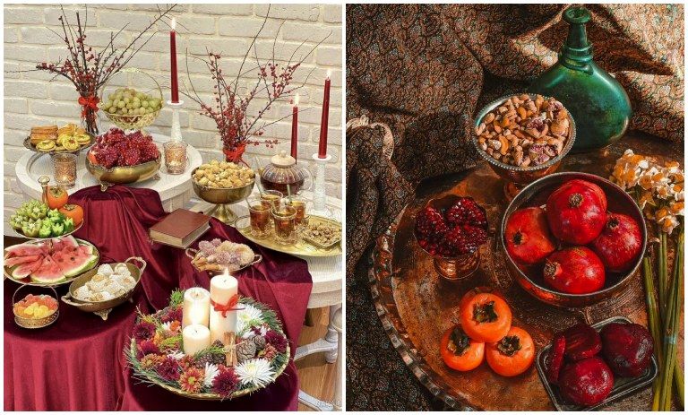 سفره شب یلدا ۱۴۰۴؛ تزییناتی که در این سال ترند می‌شود
