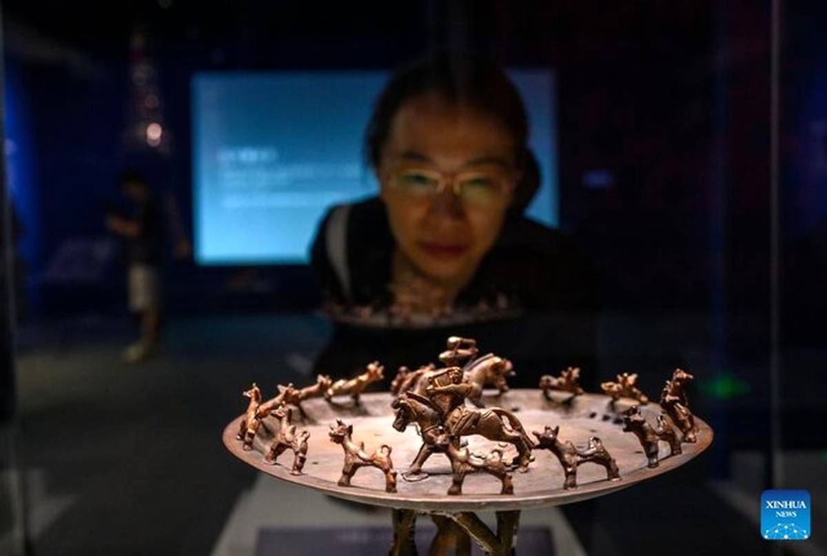 نمایش ۲۲۰ گنجینۀ تمدن‌های باستانی از جمله ایران در چین
