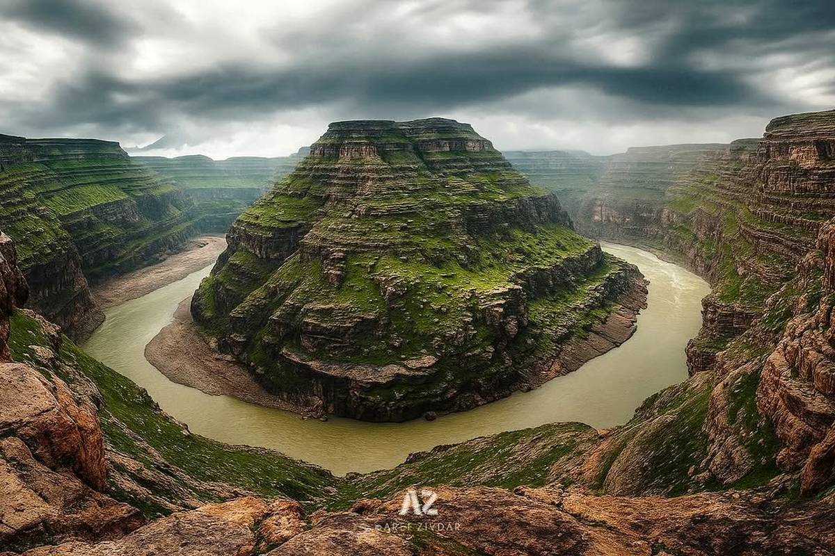 تصویری شگفت انگیز از گرند کنیون ایران