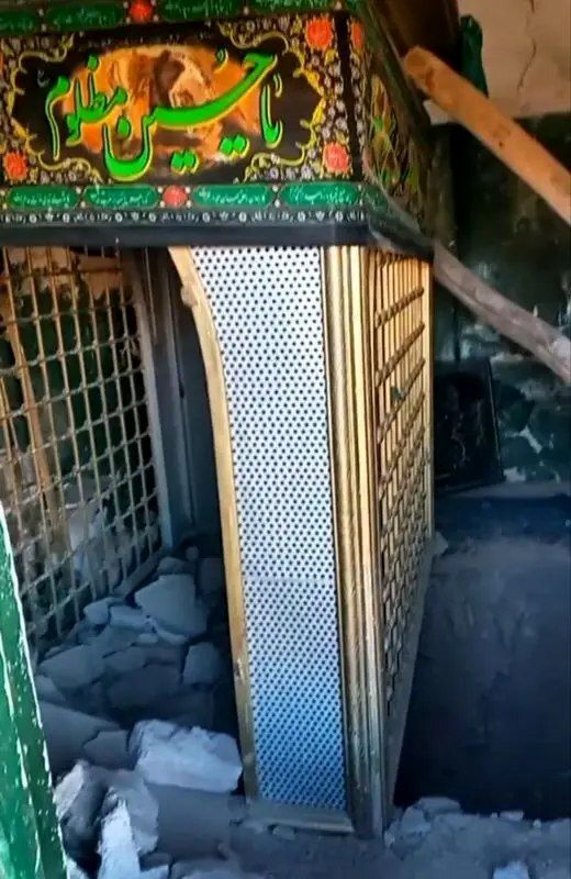 هجوم گنج‌یاب‌ها به یک امامزاده در تعطیلات نوروز 