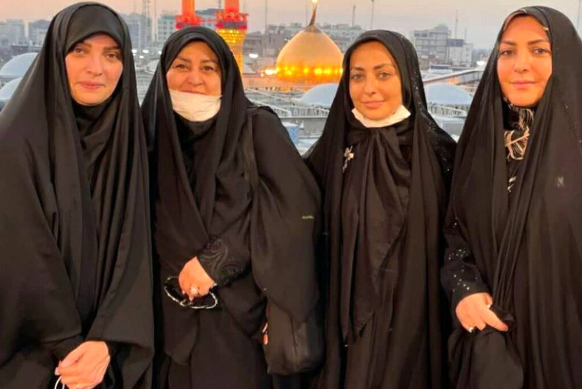 تصاویر فراموش نشدنی بازیگران معروف ایرانی در سفر کربلا